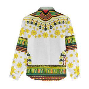 Afro Enkutatash Dashiki and Adey Abeba Women Casual Shirt