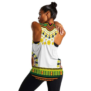 Afro Enkutatash Dashiki and Adey Abeba Women Racerback Tank