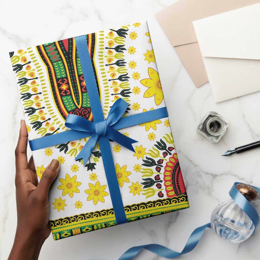 Africa Enkutatash Dashiki and Adey Abeba Wrapping Paper - African Pride