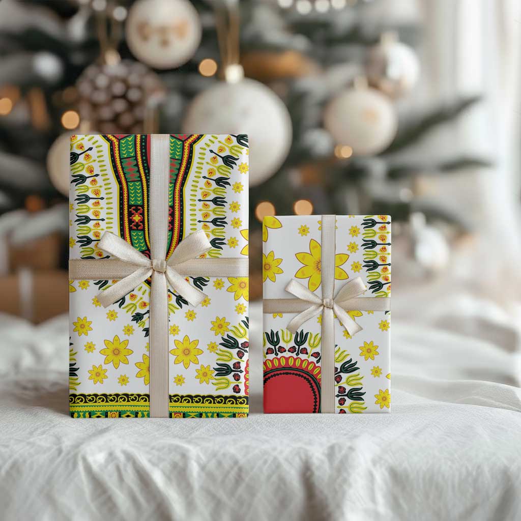 Africa Enkutatash Dashiki and Adey Abeba Wrapping Paper - African Pride