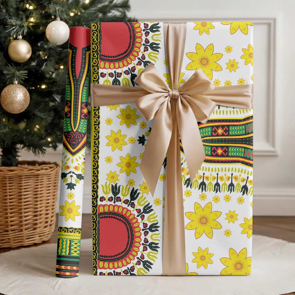 Africa Enkutatash Dashiki and Adey Abeba Wrapping Paper - African Pride