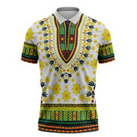 Afro Enkutatash Dashiki and Adey Abeba Zipper Polo Shirt