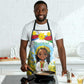 Happy Enkutatash Eritrea Personalized Apron Beautiful Afro Girl Adey Abeba Flower