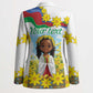 Happy Enkutatash Eritrea Personalized Blazer Beautiful Afro Girl Adey Abeba Flower