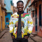 Happy Enkutatash Eritrea Personalized Bomber Jacket Beautiful Afro Girl Adey Abeba Flower