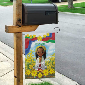 Happy Enkutatash Eritrea Personalized Garden Flag Beautiful Afro Girl Adey Abeba Flower