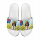 Happy Enkutatash Eritrea Personalized Slide Sandals Beautiful Afro Girl Adey Abeba Flower