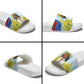 Happy Enkutatash Eritrea Personalized Slide Sandals Beautiful Afro Girl Adey Abeba Flower