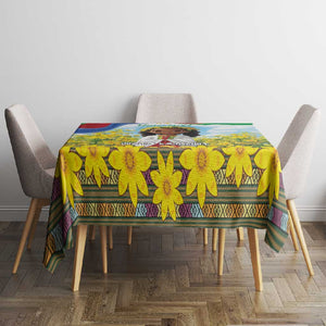 Happy Enkutatash Eritrea Personalized Tablecloth Beautiful Afro Girl Adey Abeba Flower