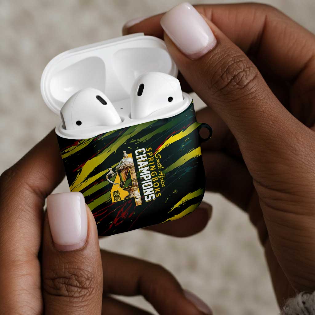South African Four-time Champions AirPods Case World Rugby Team Springboks