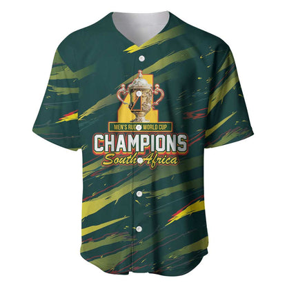 South African Four-time Champions Baseball Jersey World Rugby Team Springboks