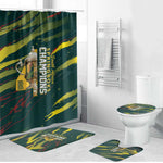 South African Four-time Champions Bathroom Set World Rugby Team Springboks
