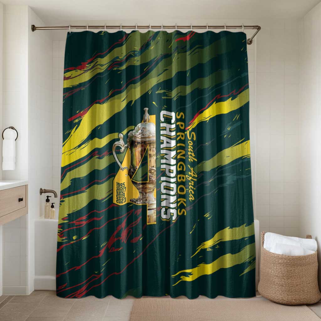 South African Four-time Champions Bathroom Set World Rugby Team Springboks