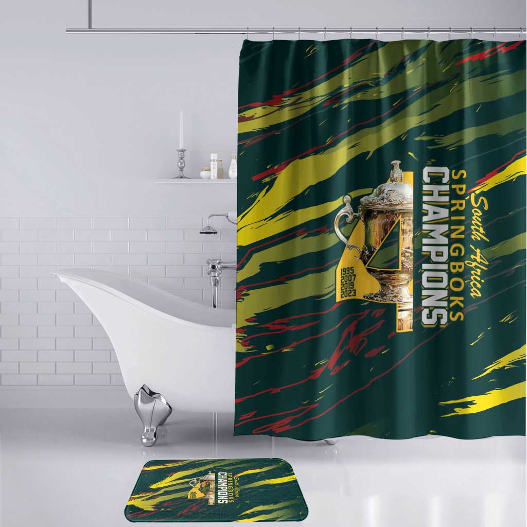 South African Four-time Champions Bathroom Set World Rugby Team Springboks