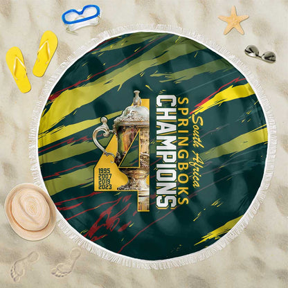 South African Four-time Champions Beach Blanket World Rugby Team Springboks