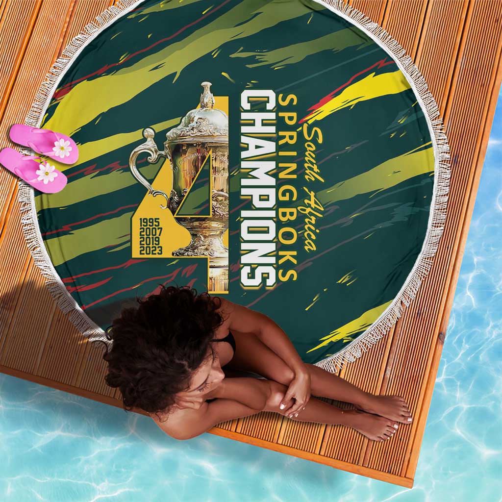 South African Four-time Champions Beach Blanket World Rugby Team Springboks
