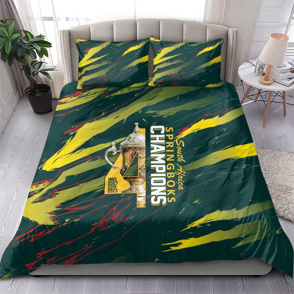 South African Four-time Champions Bedding Set World Rugby Team Springboks