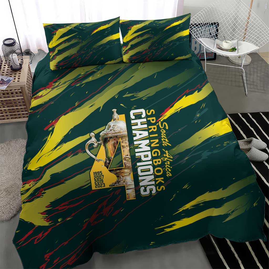 South African Four-time Champions Bedding Set World Rugby Team Springboks