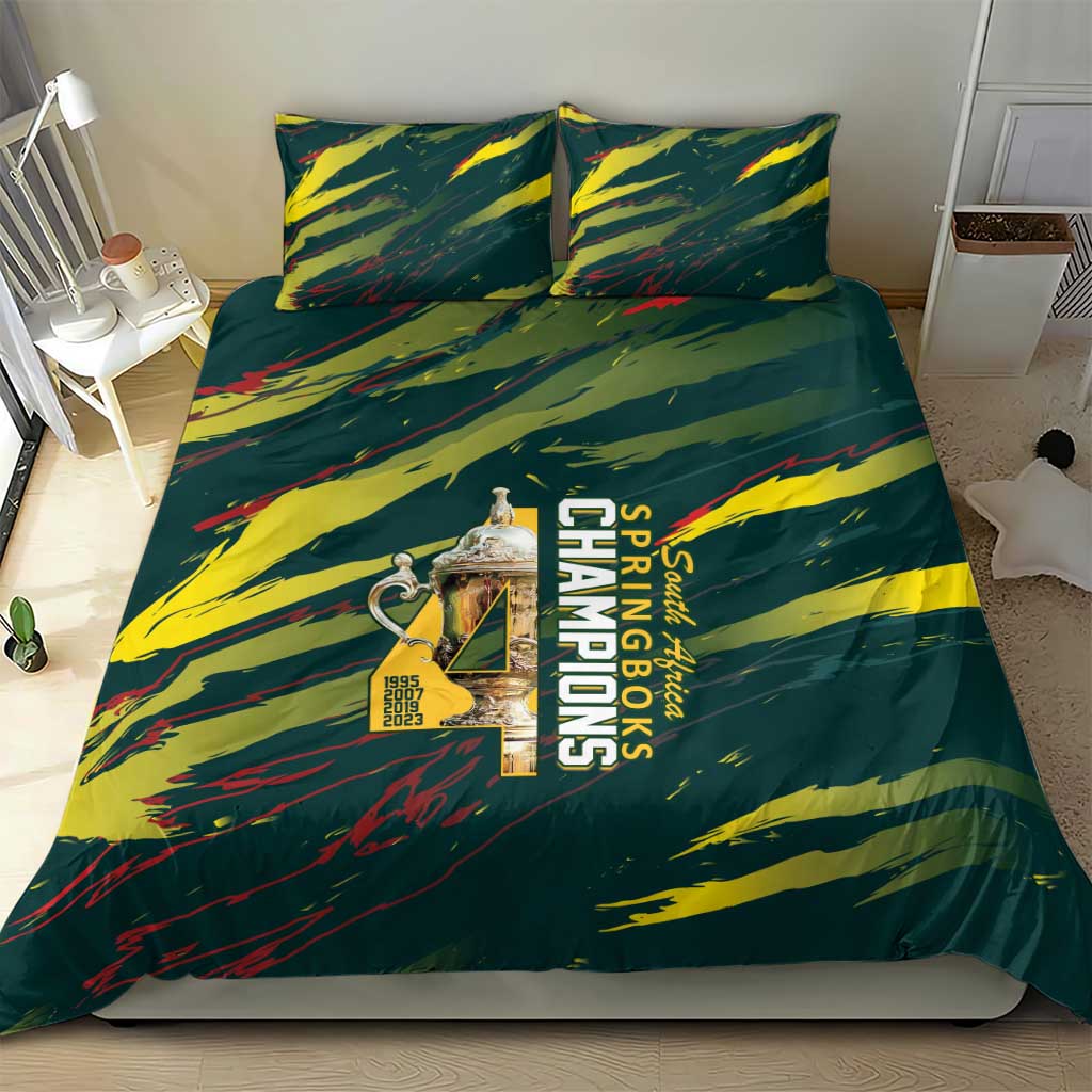 South African Four-time Champions Bedding Set World Rugby Team Springboks