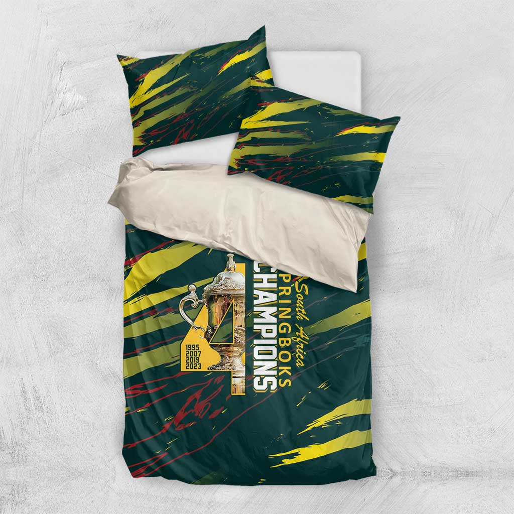 South African Four-time Champions Bedding Set World Rugby Team Springboks