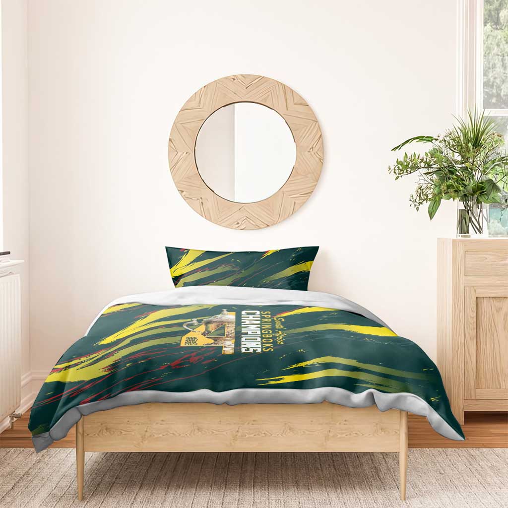 South African Four-time Champions Bedding Set World Rugby Team Springboks
