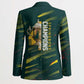 South African Four-time Champions Blazer World Rugby Team Springboks