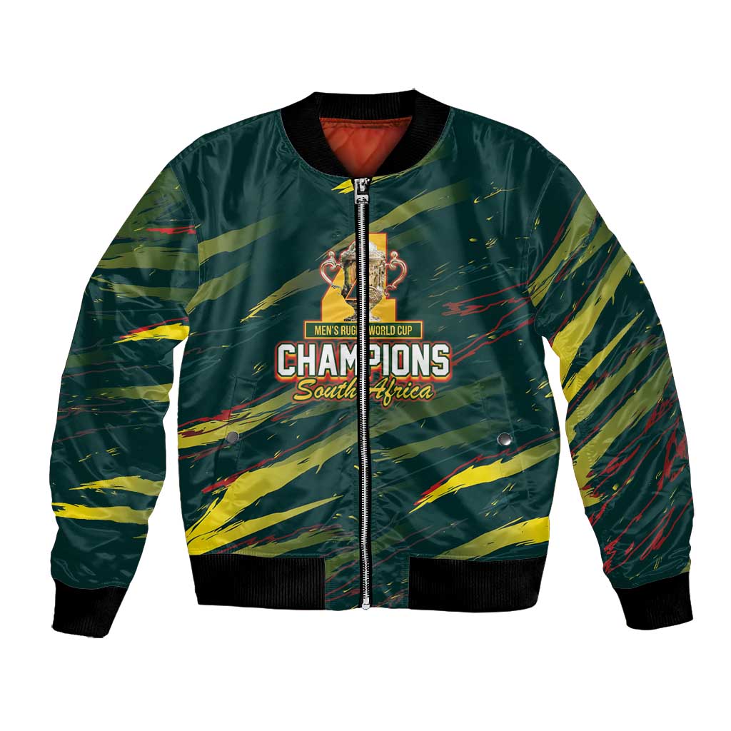 South African Four-time Champions Bomber Jacket World Rugby Team Springboks