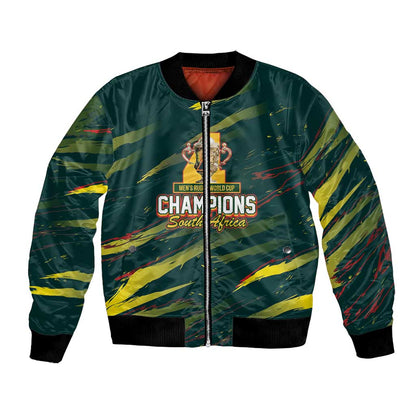 South African Four-time Champions Bomber Jacket World Rugby Team Springboks