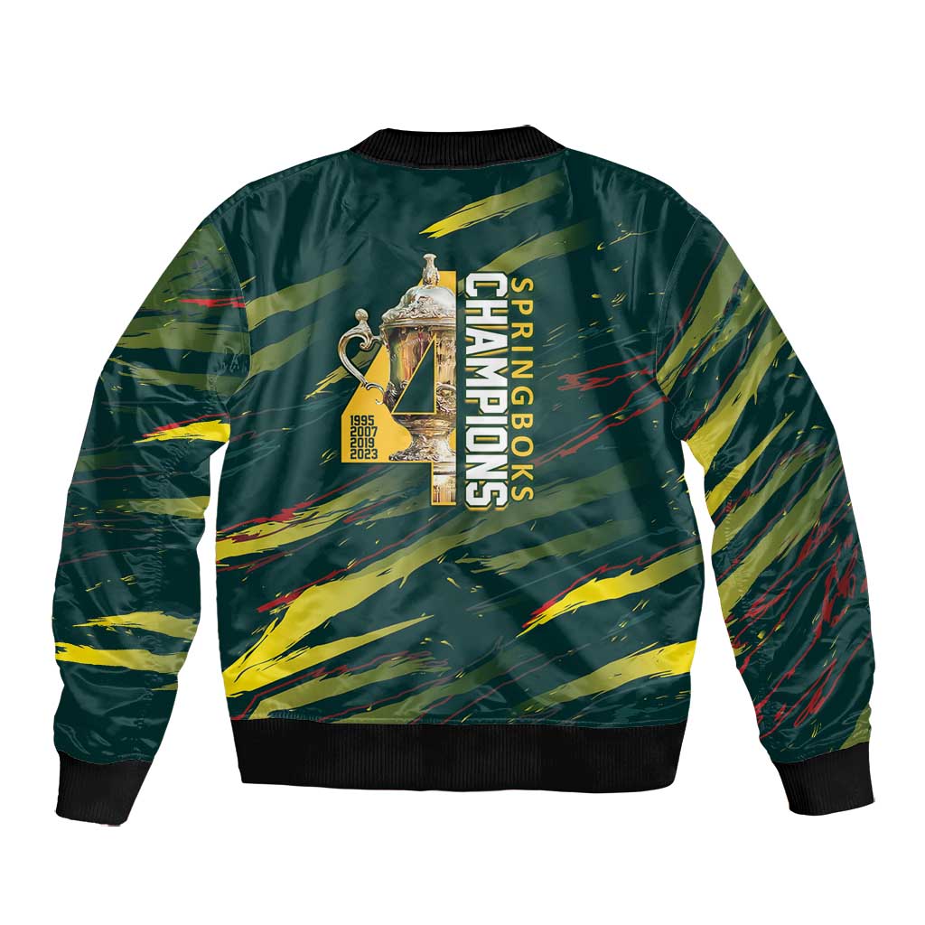 South African Four-time Champions Bomber Jacket World Rugby Team Springboks