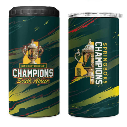 South African Four-time Champions 4 in 1 Can Cooler Tumbler World Rugby Team Springboks
