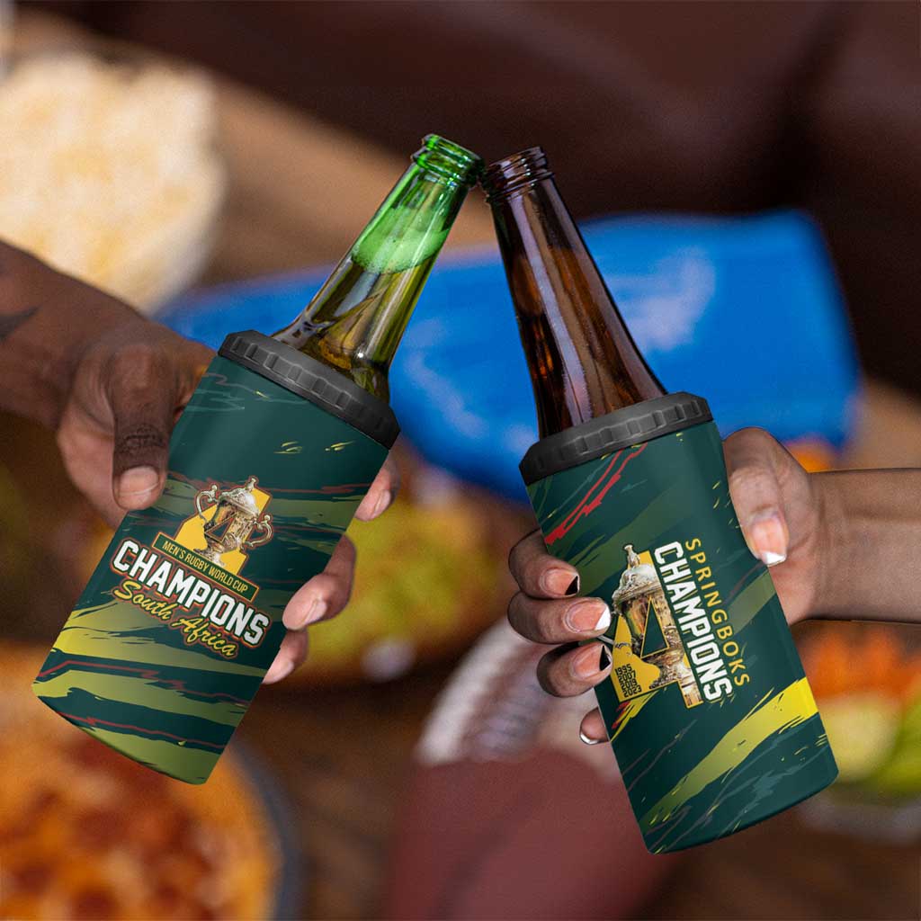 South African Four-time Champions 4 in 1 Can Cooler Tumbler World Rugby Team Springboks