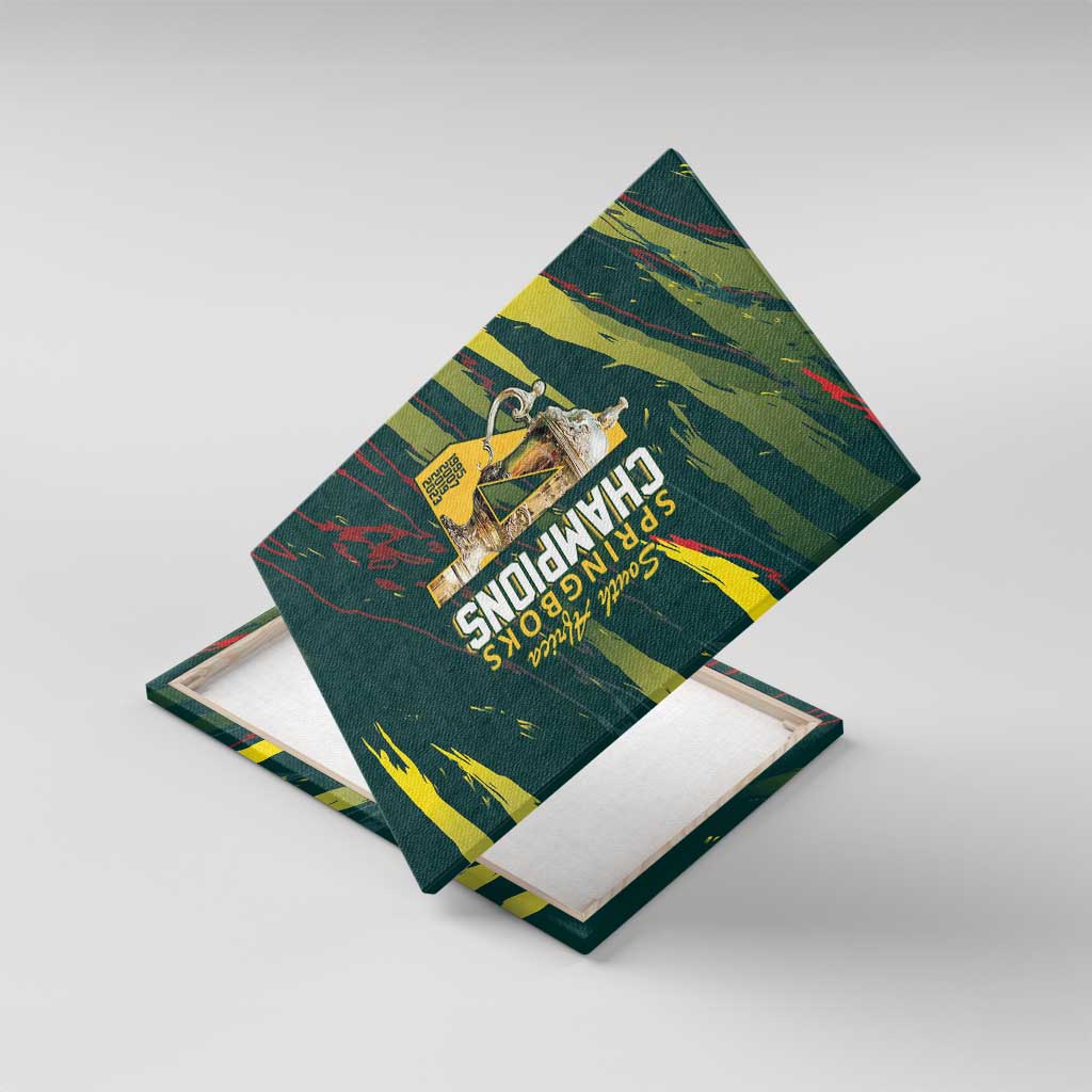 South African Four-time Champions Canvas Wall Art World Rugby Team Springboks