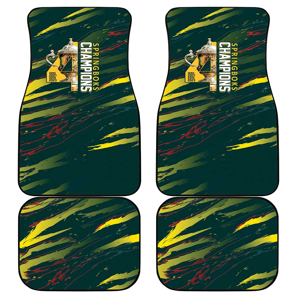 South African Four-time Champions Car Mats World Rugby Team Springboks