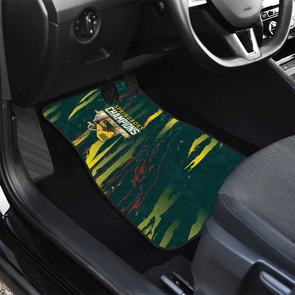 South African Four-time Champions Car Mats World Rugby Team Springboks