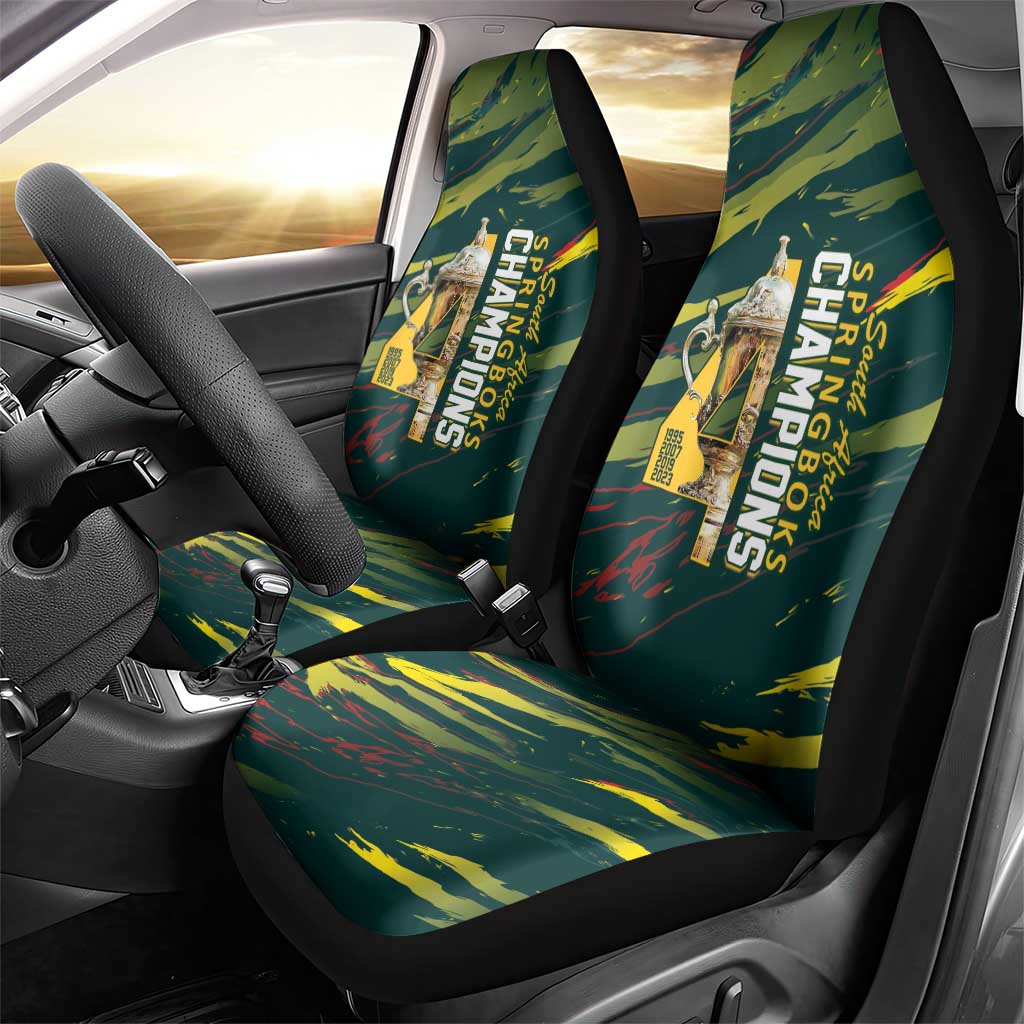 South African Four-time Champions Car Seat Cover World Rugby Team Springboks