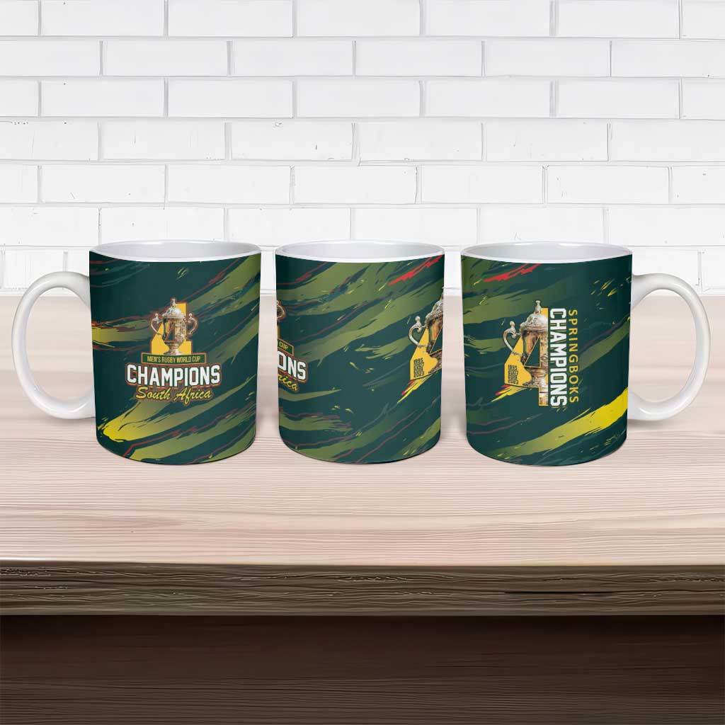 South African Four-time Champions Ceramic Mug World Rugby Team Springboks