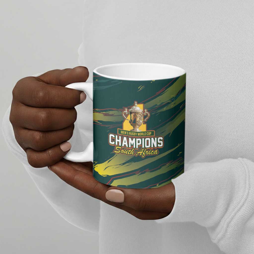 South African Four-time Champions Ceramic Mug World Rugby Team Springboks