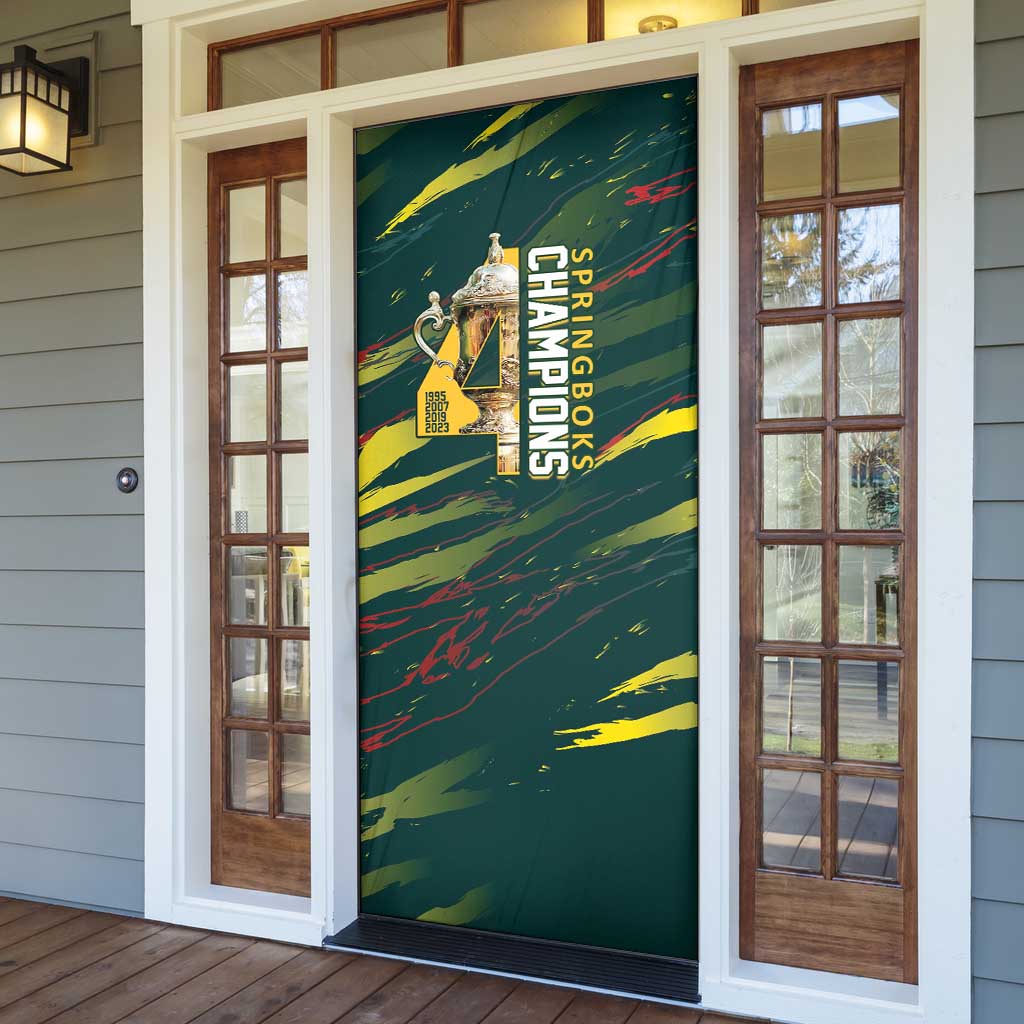South African Four-time Champions Door Cover World Rugby Team Springboks