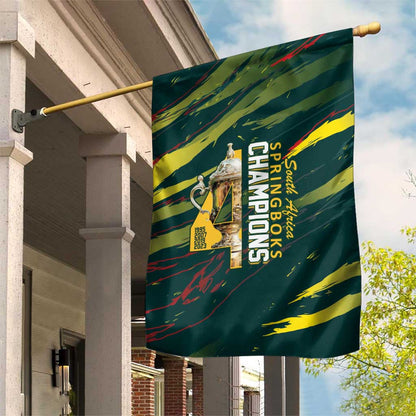 South African Four-time Champions Garden Flag World Rugby Team Springboks
