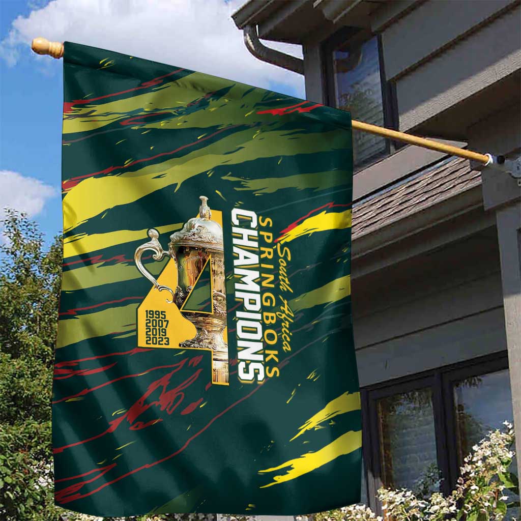 South African Four-time Champions Garden Flag World Rugby Team Springboks