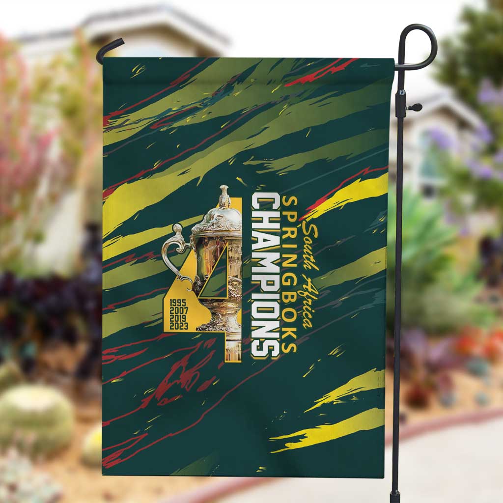 South African Four-time Champions Garden Flag World Rugby Team Springboks