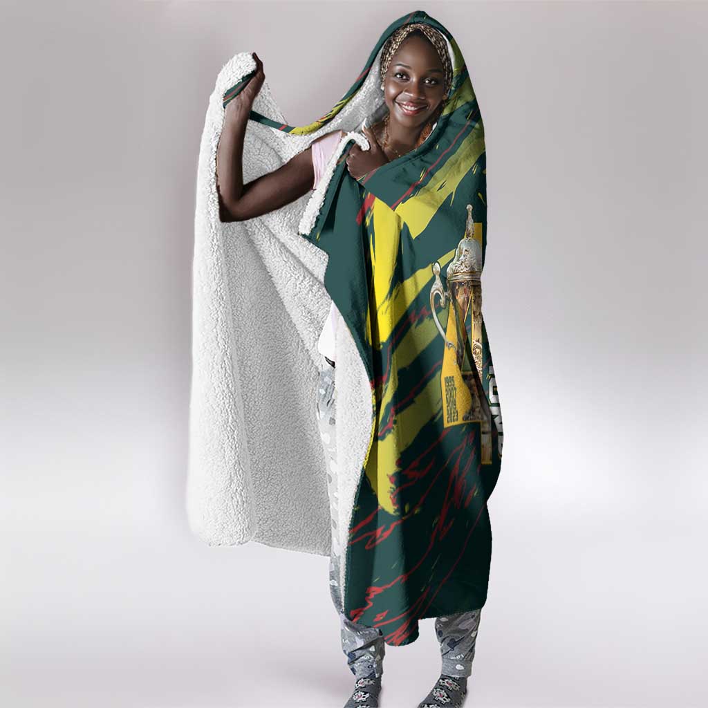 South African Four-time Champions Hooded Blanket World Rugby Team Springboks