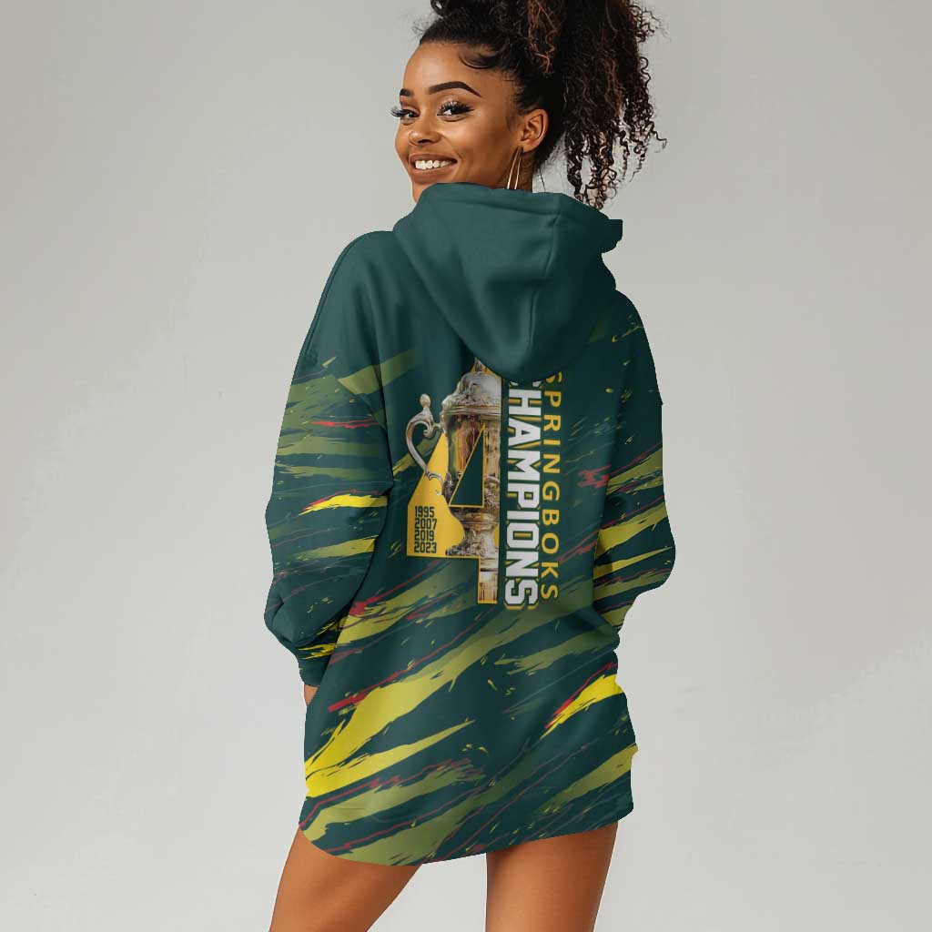 South African Four-time Champions Hoodie Dress World Rugby Team Springboks