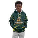 South African Four-time Champions Kid Hoodie World Rugby Team Springboks