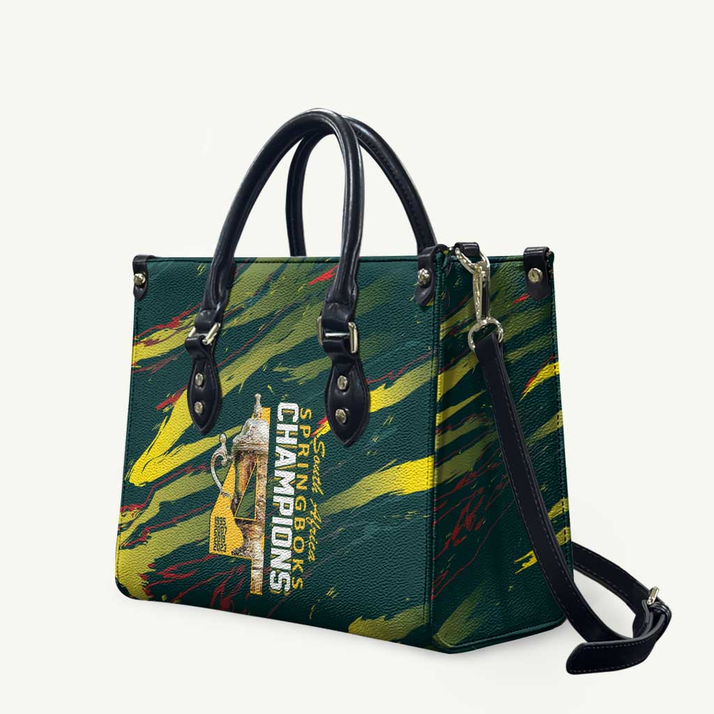 South African Four-time Champions Leather Bag World Rugby Team Springboks