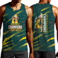 South African Four-time Champions Men Tank Top World Rugby Team Springboks
