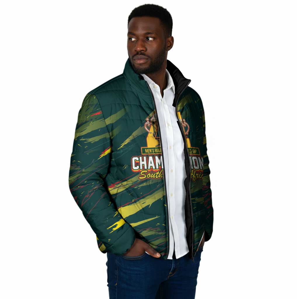 South African Four-time Champions Padded Jacket World Rugby Team Springboks