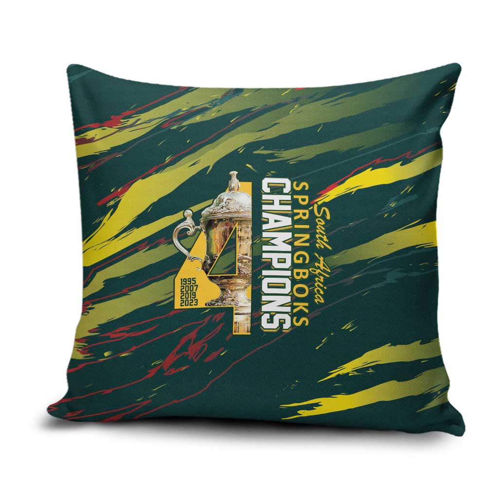 South African Four-time Champions Pillow Cover World Rugby Team Springboks