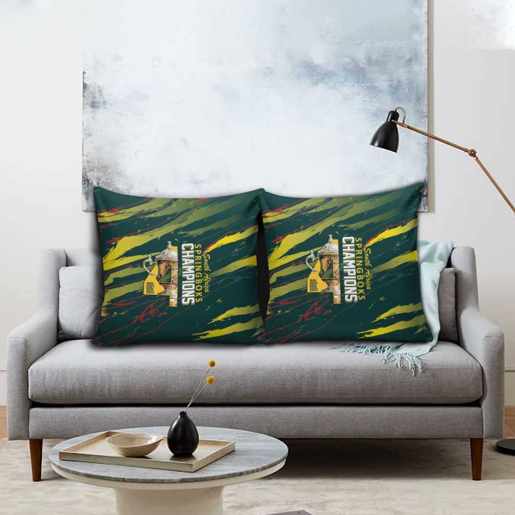 South African Four-time Champions Pillow Cover World Rugby Team Springboks