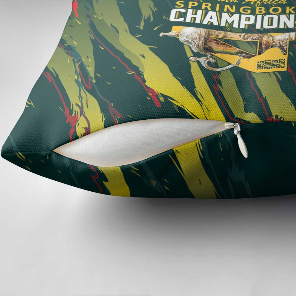 South African Four-time Champions Pillow Cover World Rugby Team Springboks